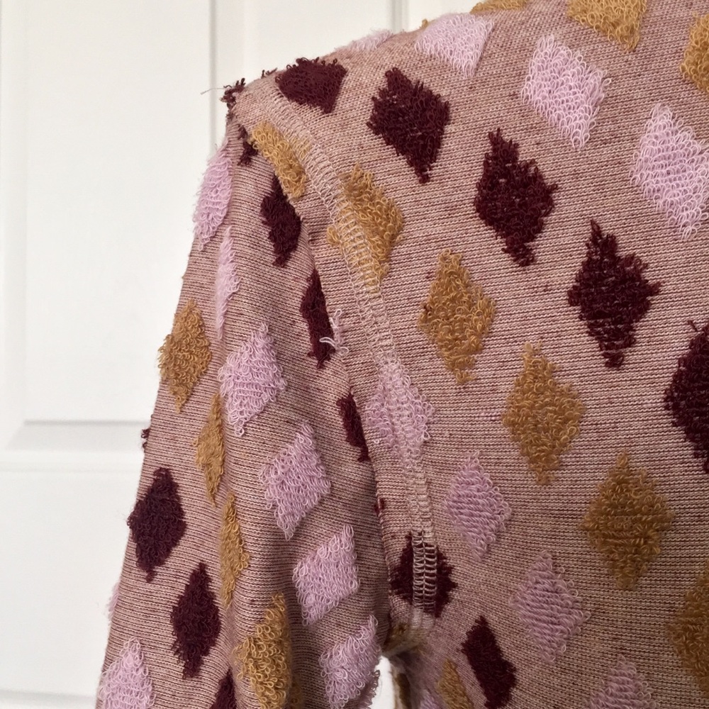 Free People • Diamond Textured Patch Sweater Top - Picture 5 of 9